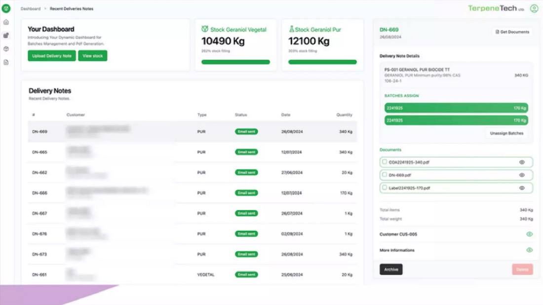 Capture du gestionnaire de commandes